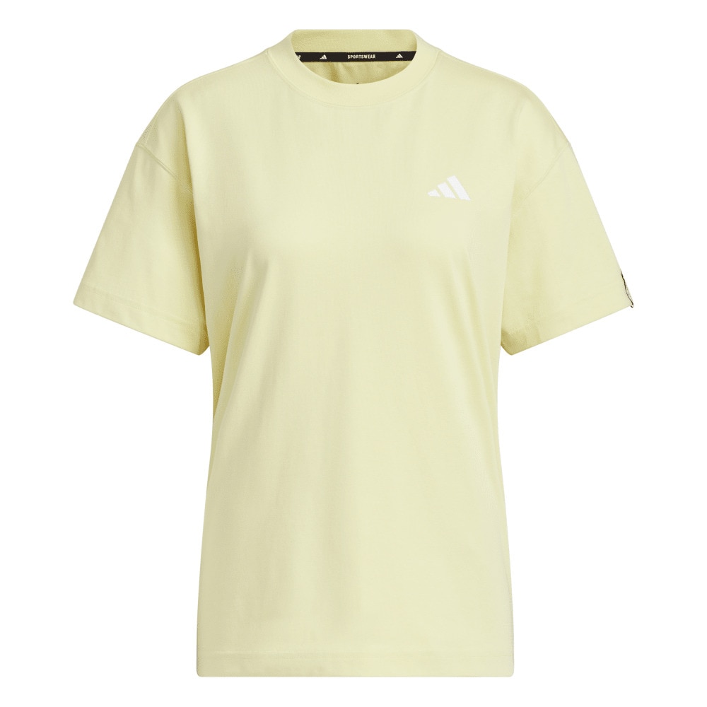 アディダス（adidas）（レディース）エッセンシャルズ プラス スモールロゴ 半袖Tシャツ JUP50-JW4523