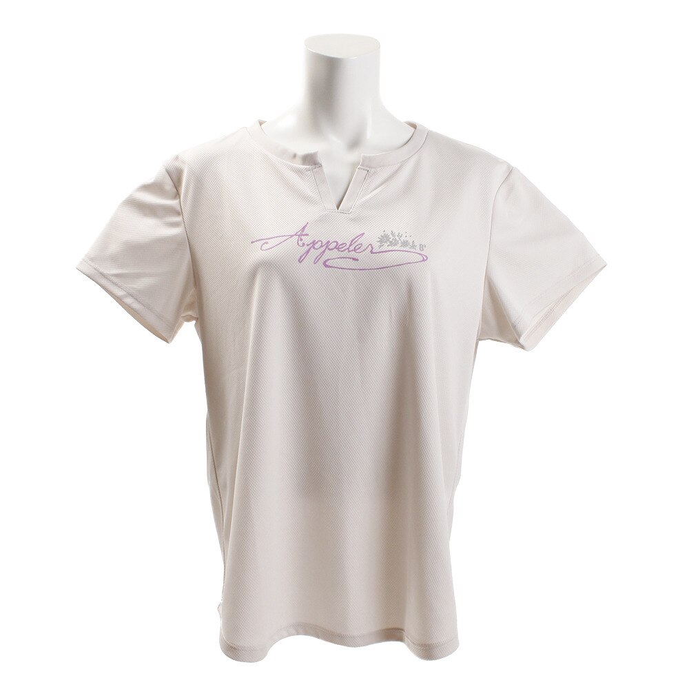  【多少の傷汚れありの為大奉仕】Tシャツ レディース 半袖 ドライプラス KEY NECK HU18SCD864434LGRY オンライン価格