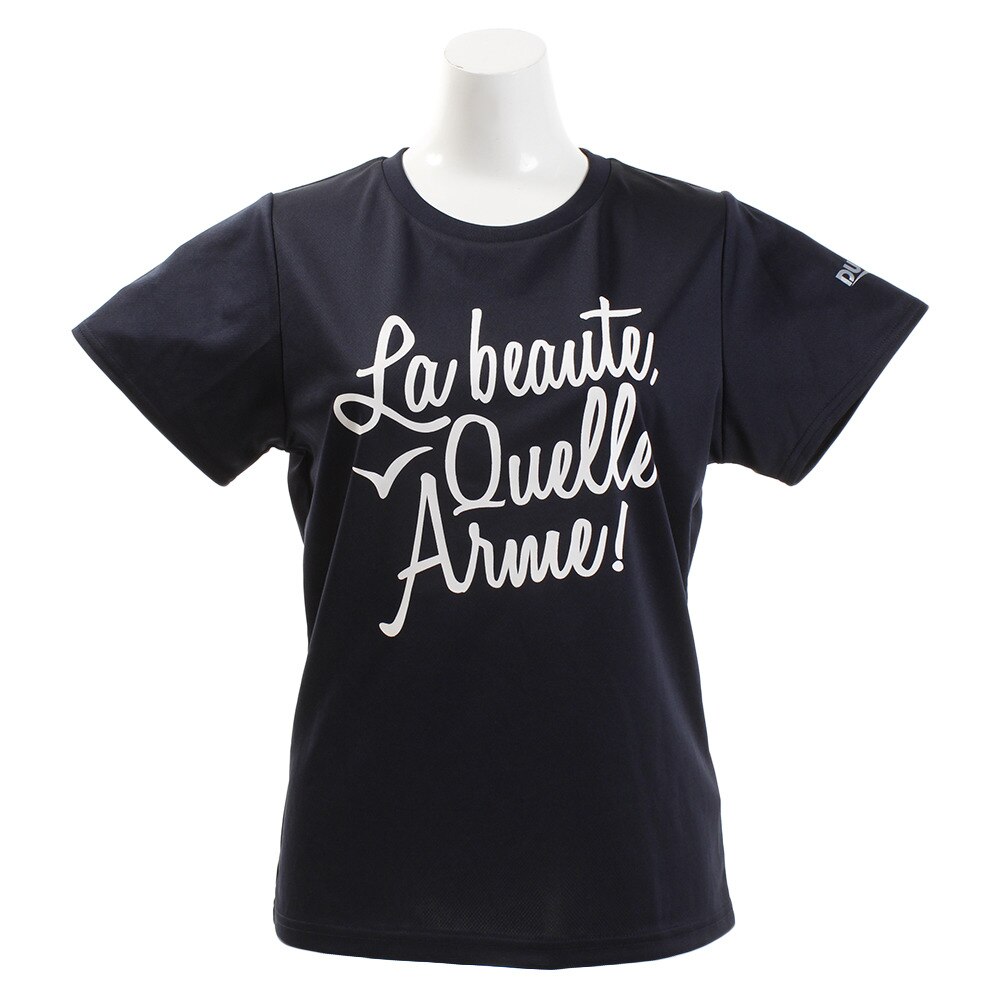  Tシャツ レディース 半袖 ドライプラス UVメッシュ 864D8CD5648 NVY