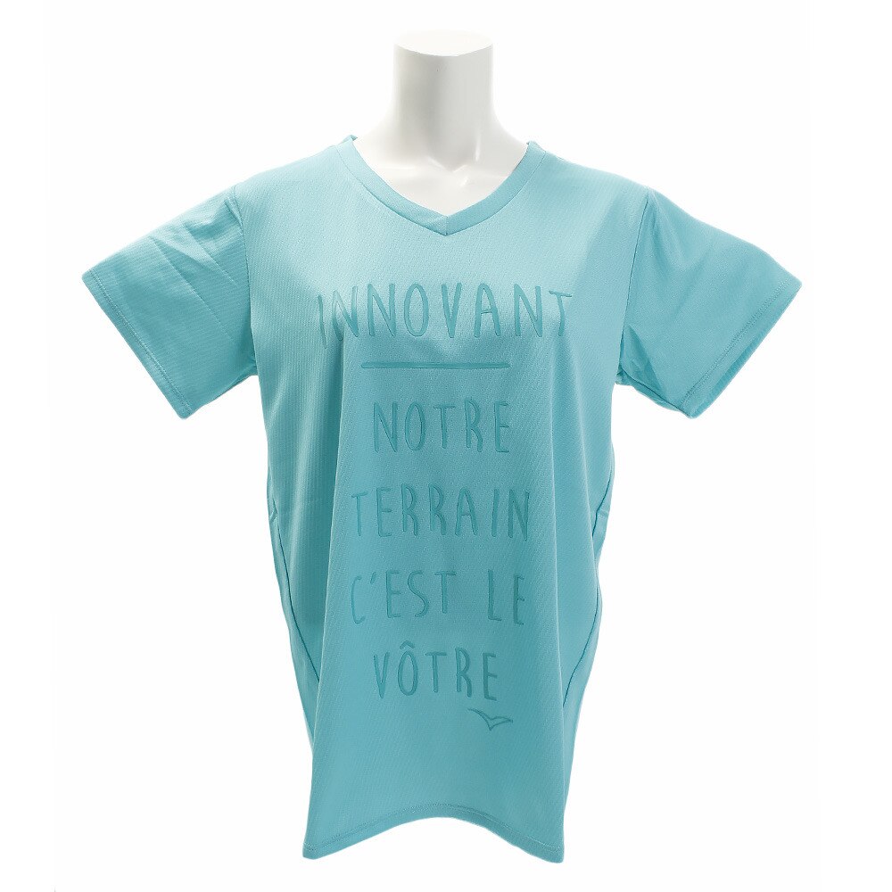  【ポイント15倍】【多少の傷汚れありの為大奉仕】半袖Tシャツ ドライプラス ジャガード Vネック 864D8HD5644 EGRN オンライン価格