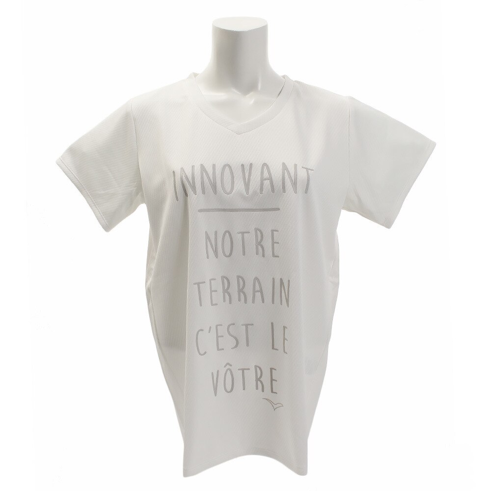  【ポイント15倍】【多少の傷汚れありの為大奉仕】半袖Tシャツ ドライプラス ジャガード Vネック 864D8HD5644 オンライン価格