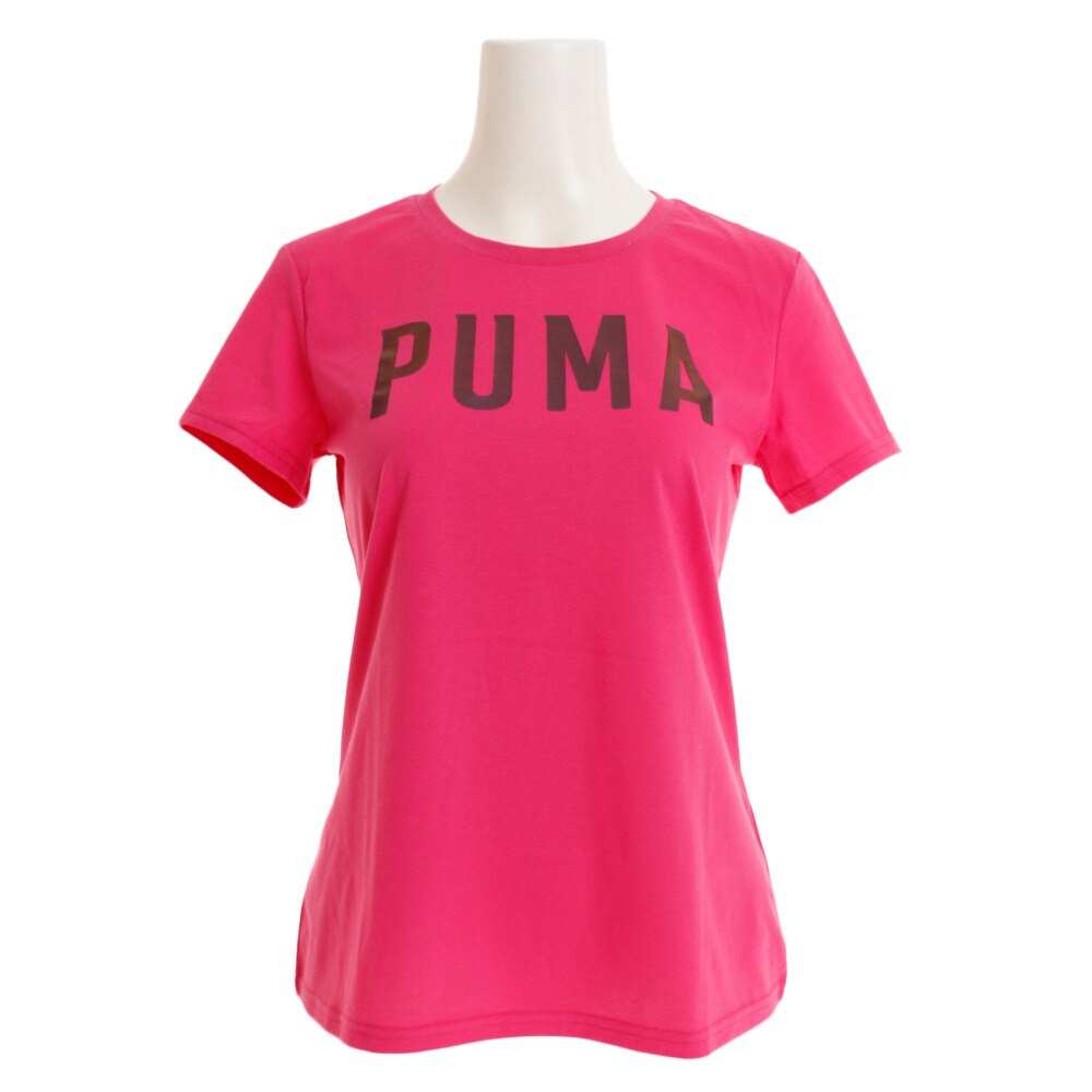  Tシャツ 半袖 PUMA ロゴ 845505 10 PNK オンライン価格