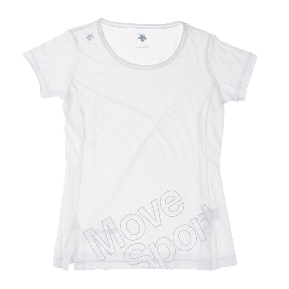  モイスチャーニットTシャツ DMWNJA53 WH 半袖