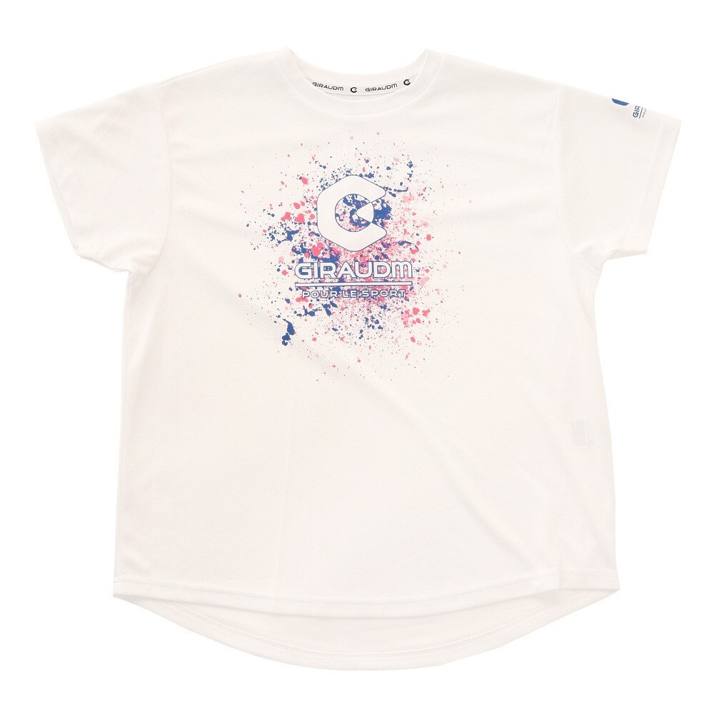  洗っても機能が続く UV 吸汗速乾 ドライプラス 半袖メッシュTシャツ 864GM1CD6675 WHT