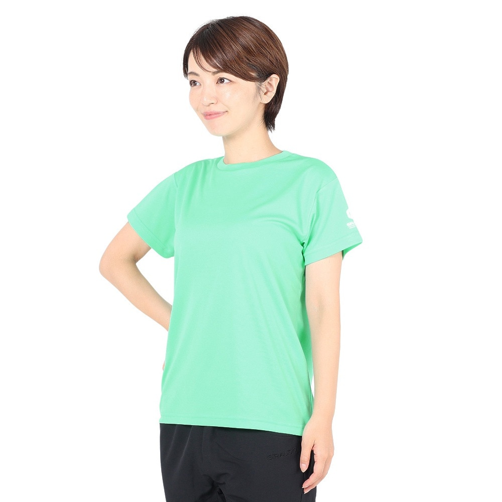  洗っても機能が続く UV 吸汗速乾 ドライプラス 半袖メッシュTシャツ 864GM1CD6676 GRN