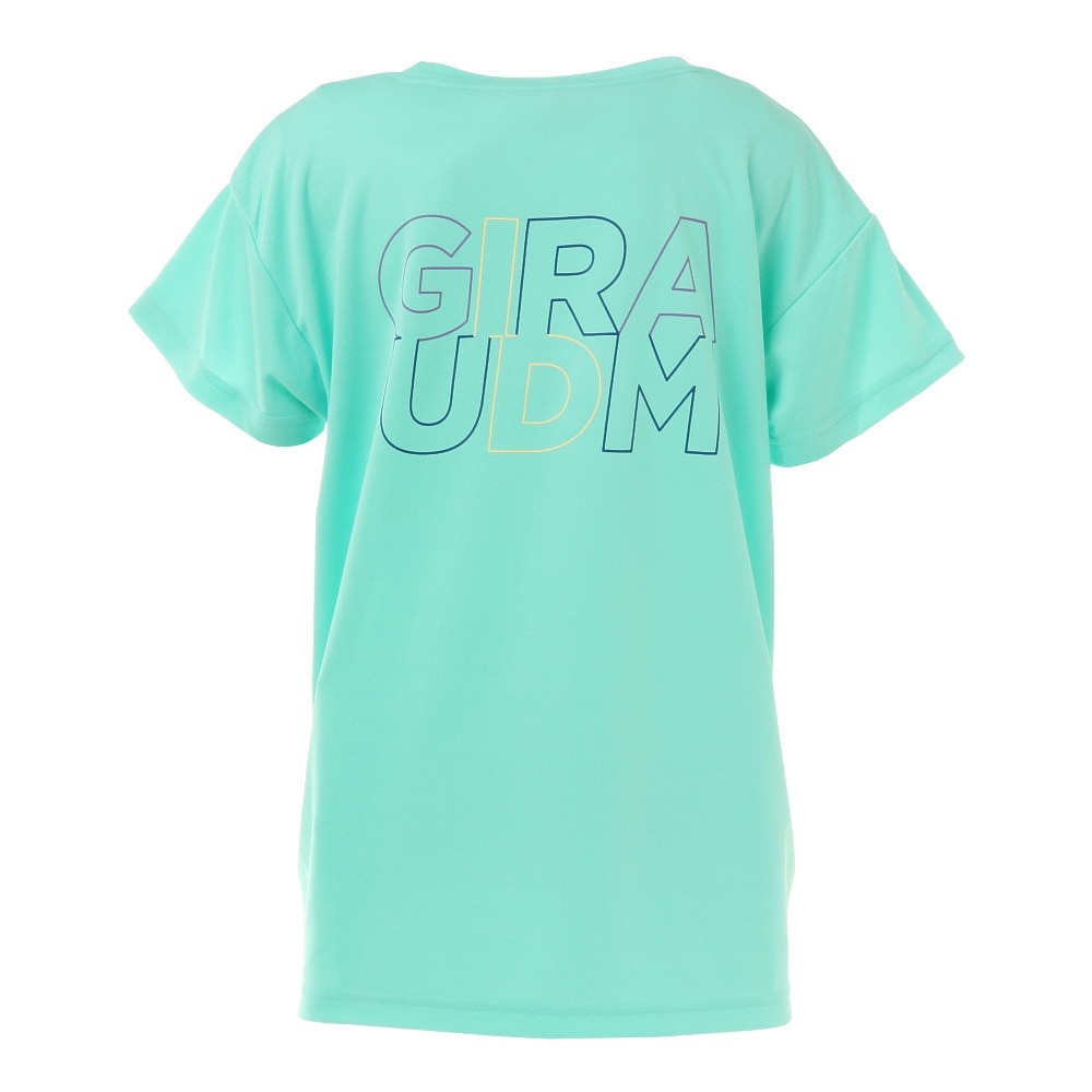 ジローム（GIRAUDM）（レディース）Tシャツ レディース 半袖 ドライ 吸汗速乾 UVカット メッシュシャツ 864GM1CD6677 GRN