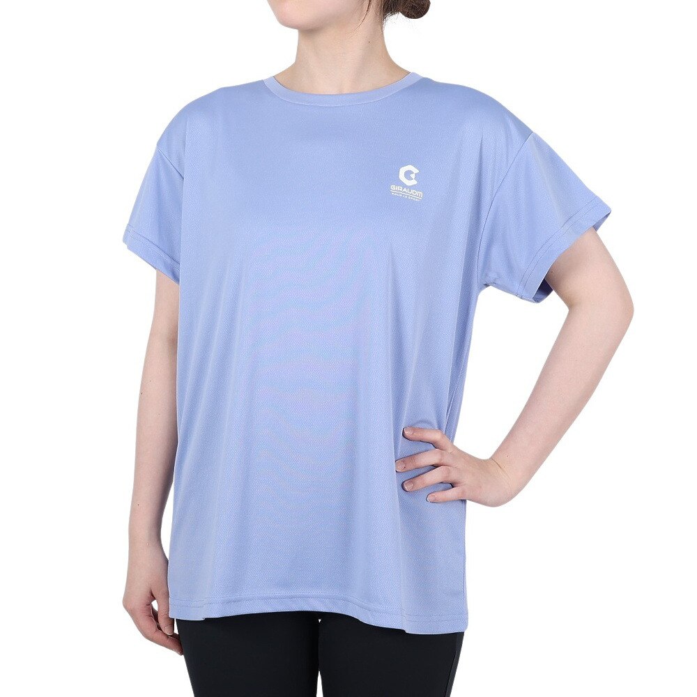  洗っても機能が続く UV 吸汗速乾 ドライプラス 半袖メッシュTシャツ 864GM1CD6677 VIO