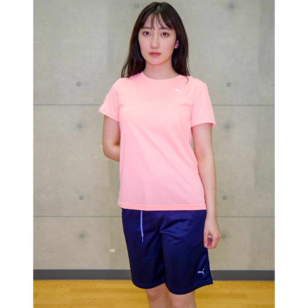 プーマ Tシャツ レディース 半袖 トレーニングtシャツ 5659 03 Pnk スポーツ用品はスーパースポーツゼビオ