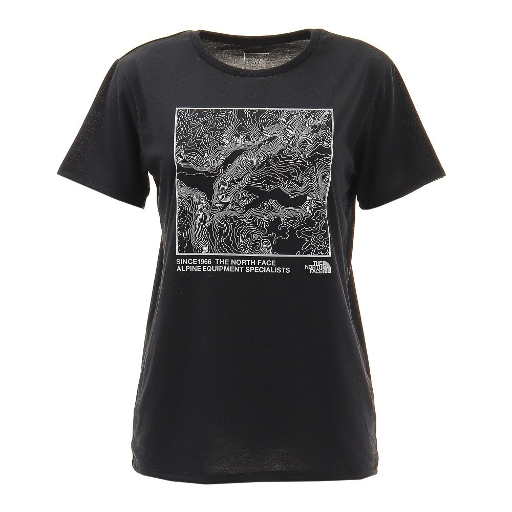  半袖Tシャツ TOPOGRAPHY TEE NTW32180 K
