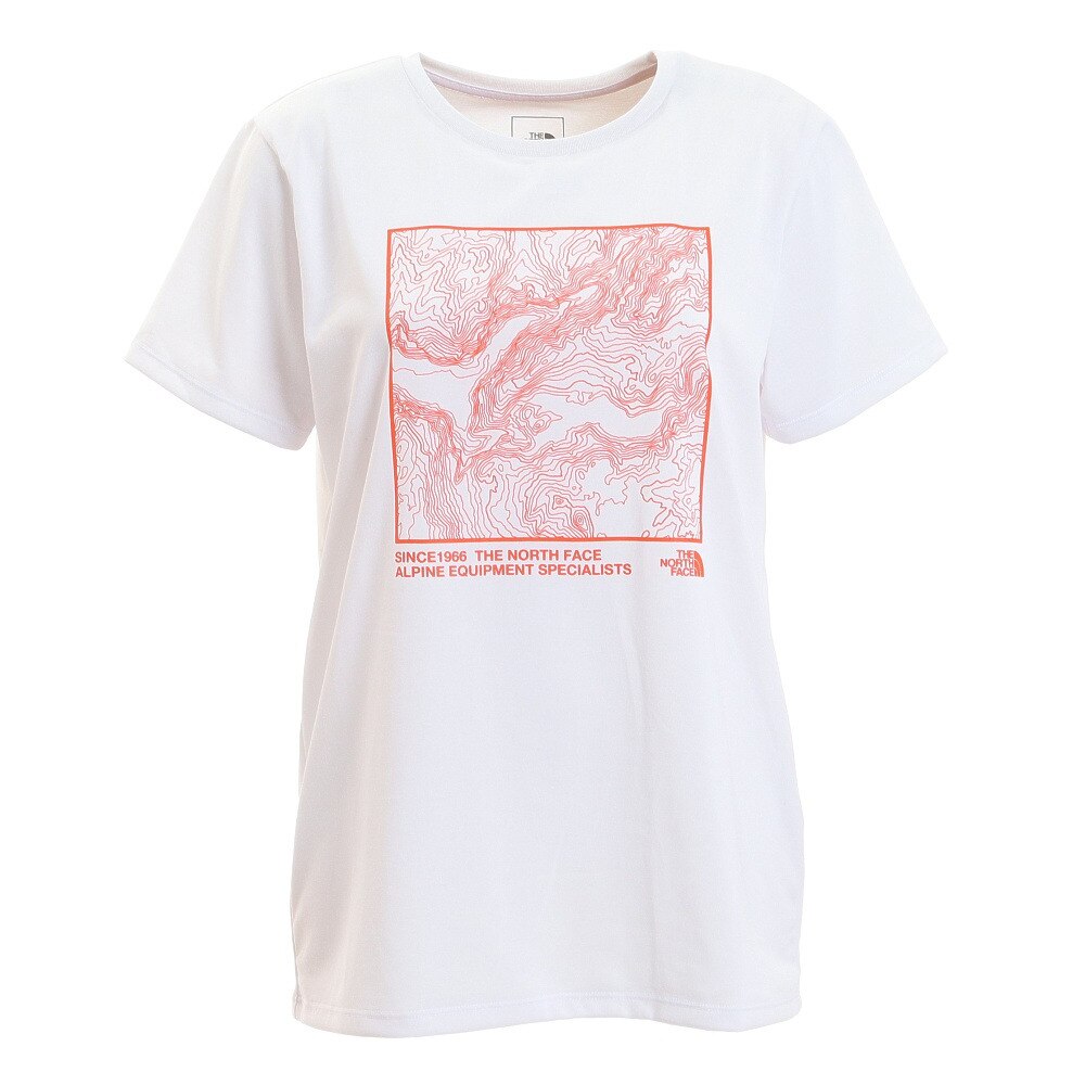  半袖Tシャツ TOPOGRAPHY NTW32180 W