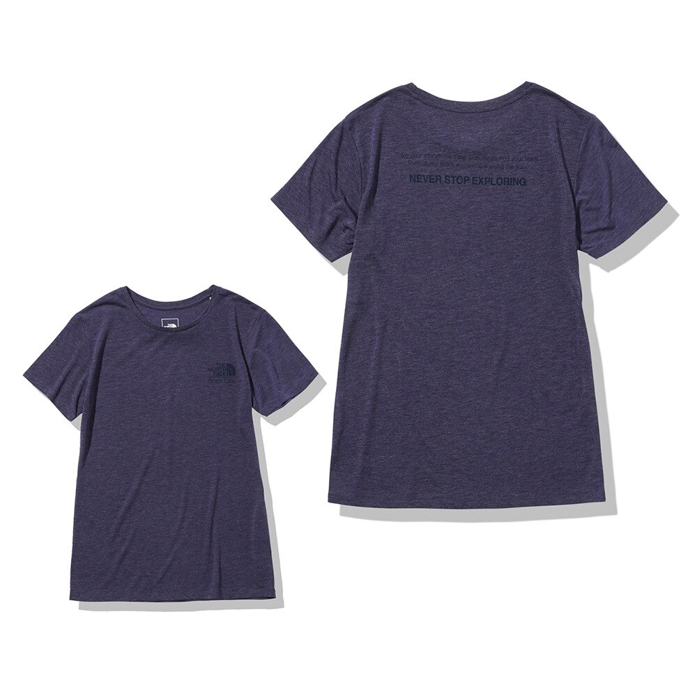  フラッシュドライメリノメッセージ クルー半袖Tシャツ NTW32174 NY