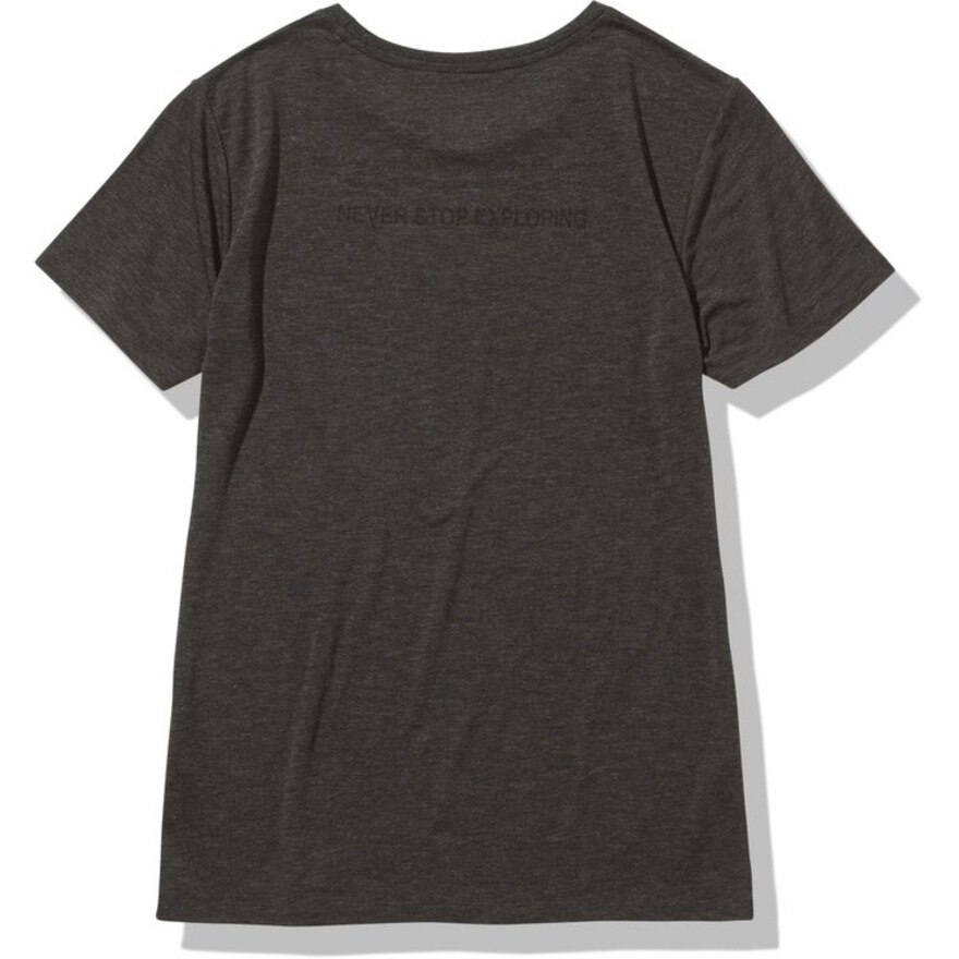  ショートスリーブフラッシュドライメリノメッセージクルーTシャツ NTW32174 ZC