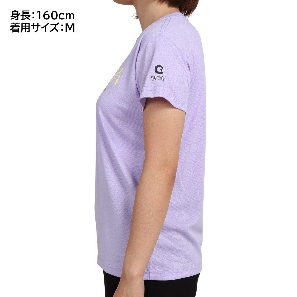 ジローム（GIRAUDM）（レディース）半袖Tシャツ レディース プリントメッシュTRG CT2S3372-TR864-DGCD LVD