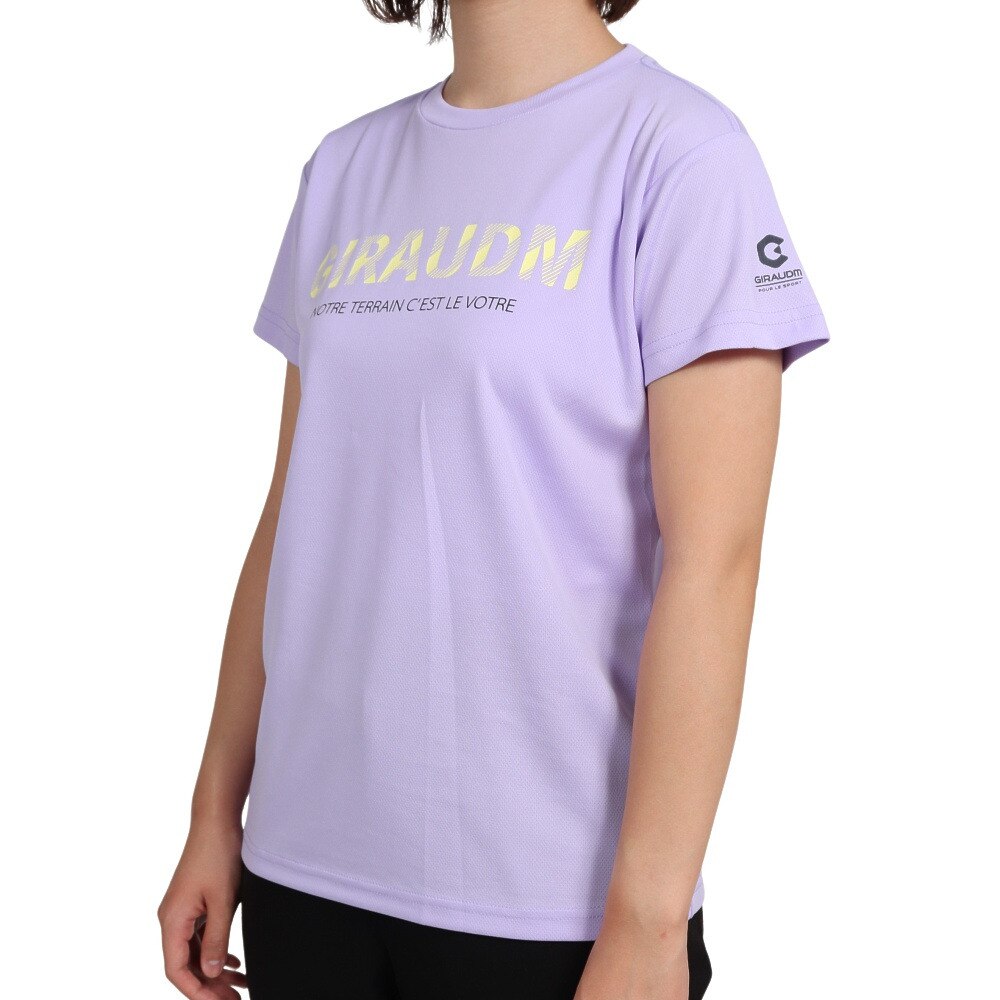 ジローム（GIRAUDM）（レディース）半袖Tシャツ レディース プリントメッシュTRG CT2S3372-TR864-DGCD LVD