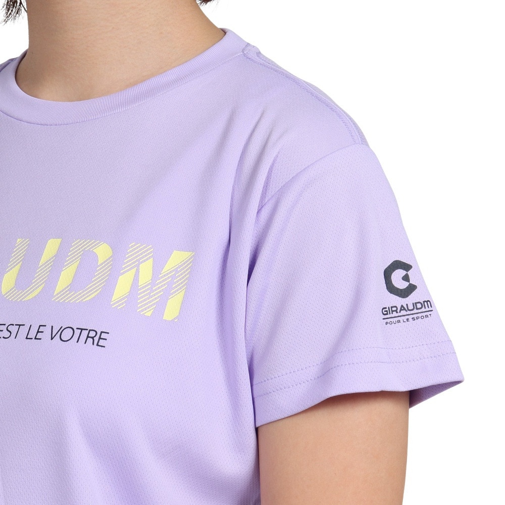 ジローム（GIRAUDM）（レディース）半袖Tシャツ レディース プリントメッシュTRG CT2S3372-TR864-DGCD LVD