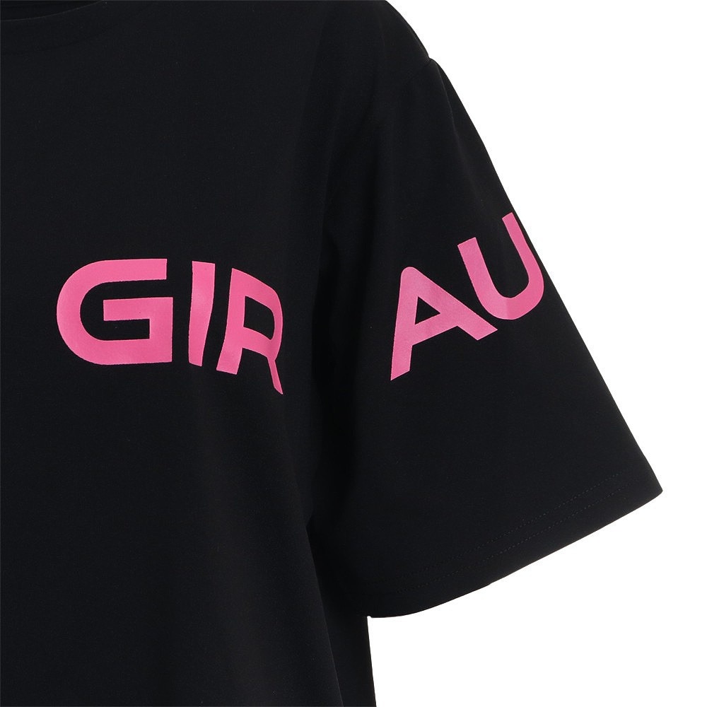 ジローム（GIRAUDM）（レディース）半袖Tシャツ レディース プリント天竺TBX CT2S3382-TR864-DGCD BLK