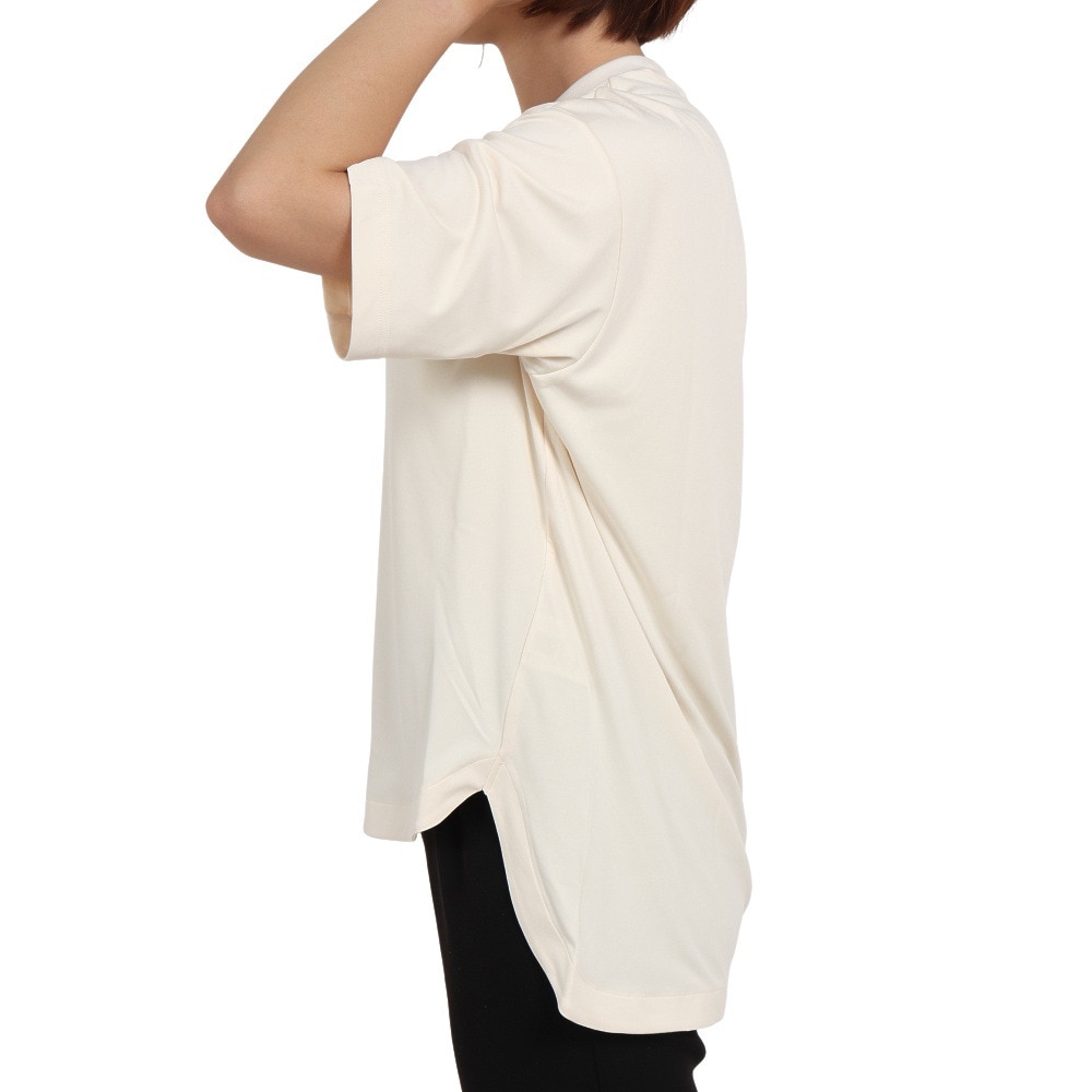 アディダス adidas HC2507 Tシャツ シーズナルスポーツウエア フィットネス ベージュ リラックス レディース 半袖Tシャツ 完全送料無料  レディース