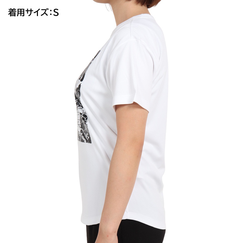 アディダス（adidas）（レディース）半袖Tシャツ レディース ルーズフィット ワーディング UB825-HC2525  スポーツ用品はスーパースポーツゼビオ
