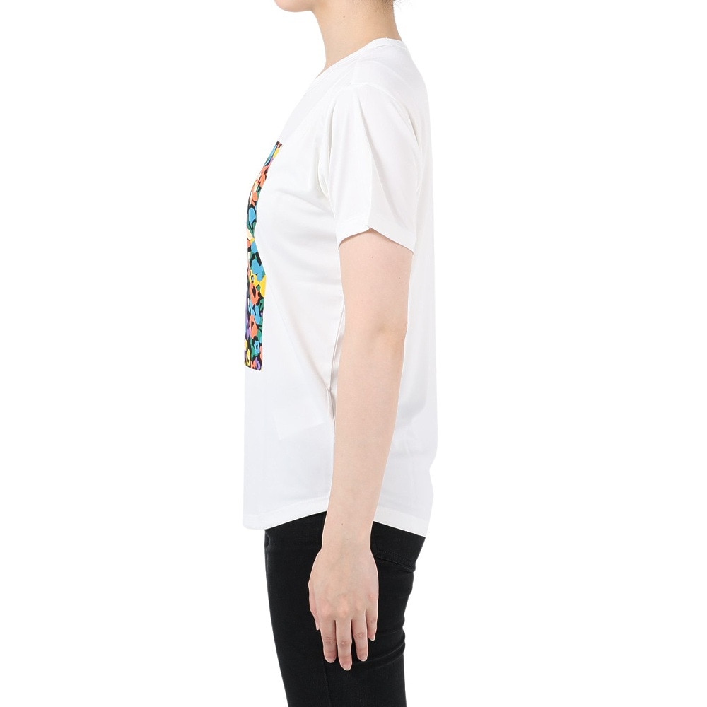アディダス（adidas）（レディース）半袖シャツ レディース シーズナル ルーズフィット インターロック BUJ55-IA5199