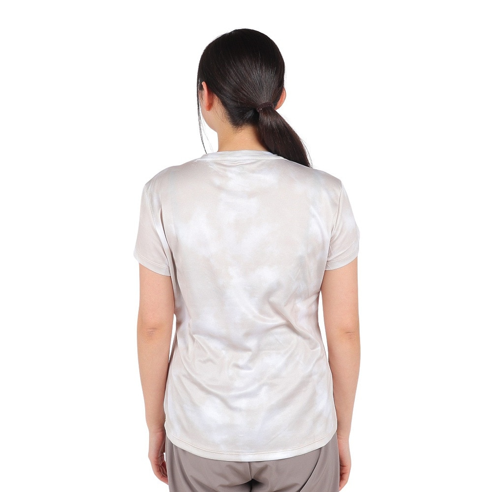ジローム（GIRAUDM）（レディース）ドライプラスクール SHINE BLOCK メッシュ半袖Tシャツ CT4S0050-TR864-GRSD BEG