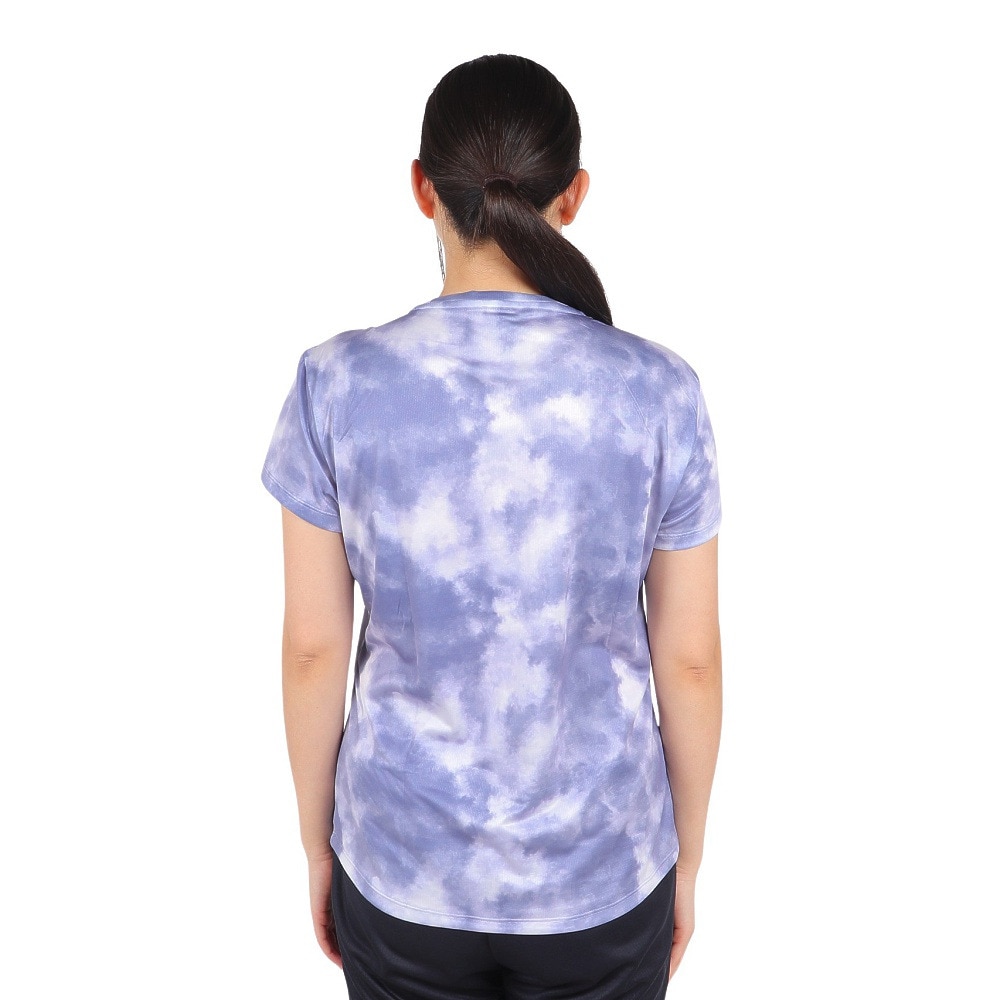ジローム（GIRAUDM）（レディース）ドライプラスクール SHINE BLOCK メッシュ半袖Tシャツ CT4S0050-TR864-GRSD NVY