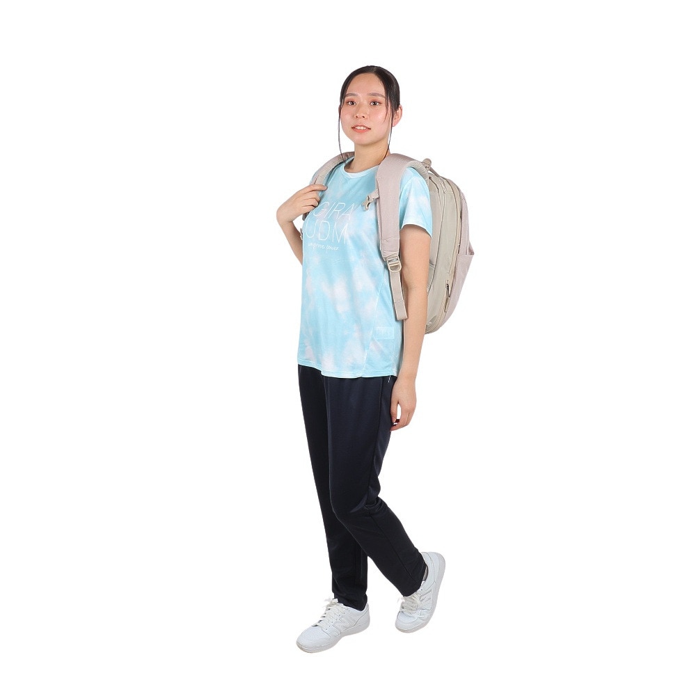 ジローム（GIRAUDM）（レディース）ドライプラスクール SHINE BLOCK メッシュ半袖Tシャツ CT4S0050-TR864-GRSD SAX