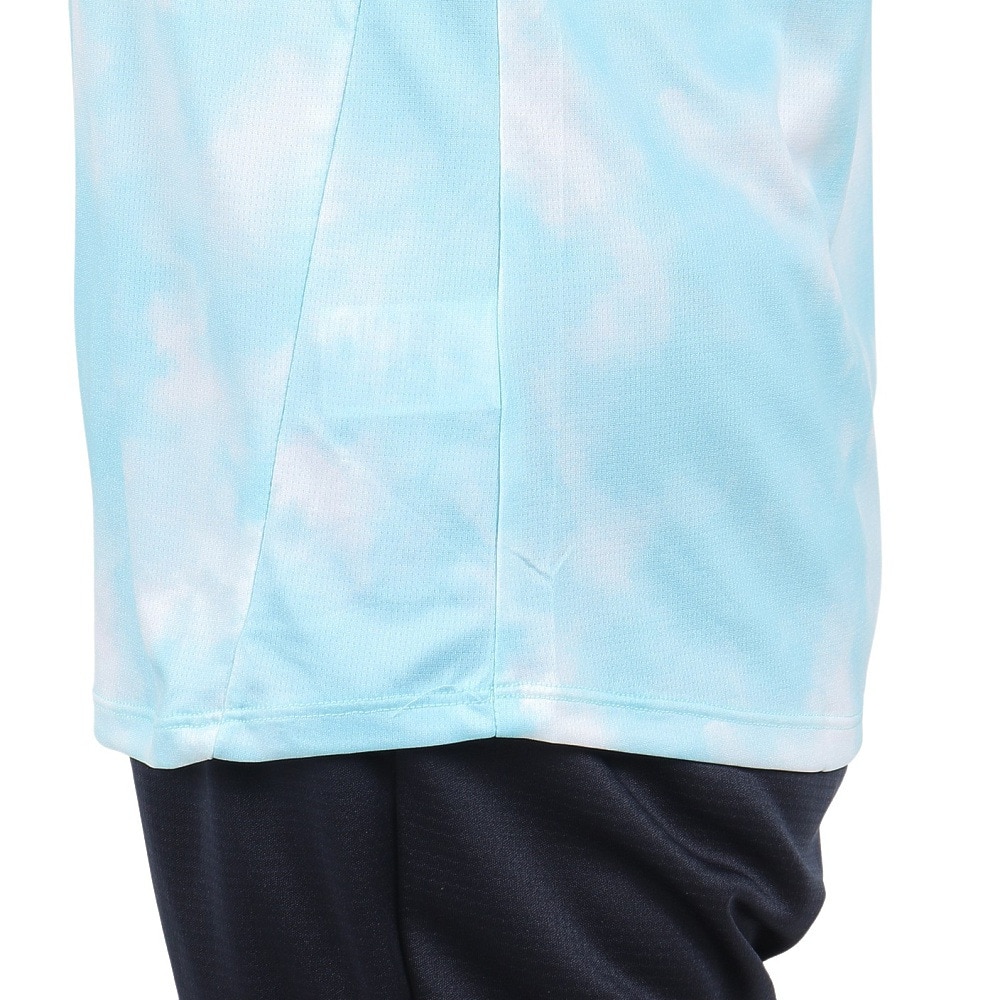 ジローム（GIRAUDM）（レディース）ドライプラスクール SHINE BLOCK メッシュ半袖Tシャツ CT4S0050-TR864-GRSD SAX