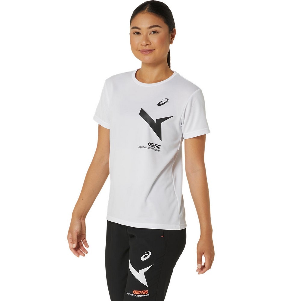 アシックス（ASICS）（レディース）ウイメンズ A-I-M ドライ半袖シャツ 2032C977.100