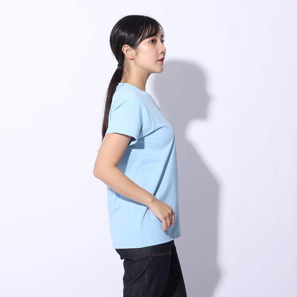 ジローム（GIRAUDM）（レディース）ドライプラス JERSEY プリント Tシャツ CT4S0051-TR864-GRCD LBLU