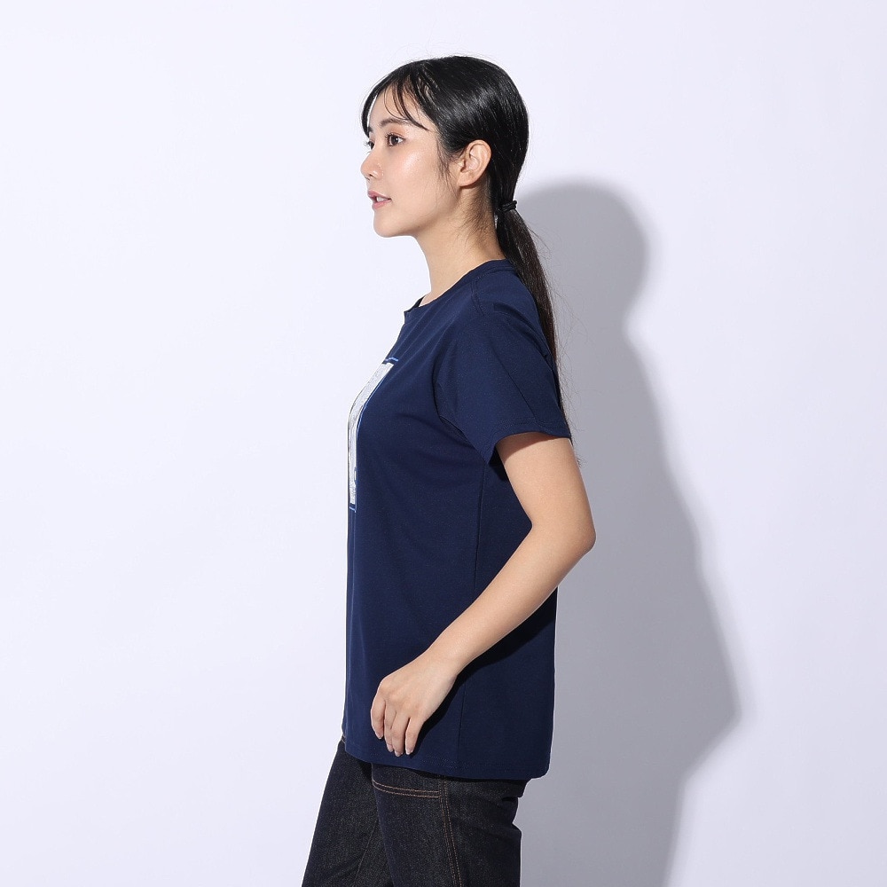 ジローム（GIRAUDM）（レディース）ドライプラス JERSEY プリント Tシャツ CT4S0051-TR864-GRCD NVY