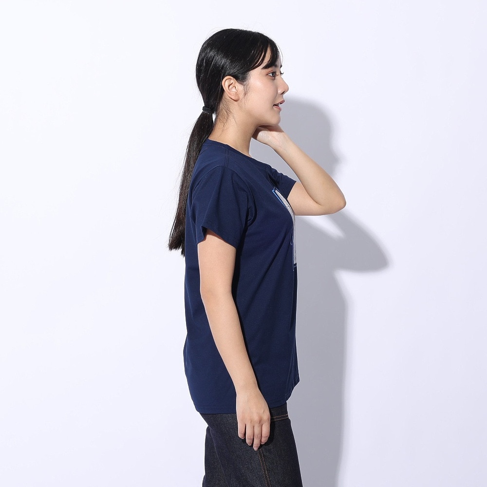 ジローム（GIRAUDM）（レディース）ドライプラス JERSEY プリント Tシャツ CT4S0051-TR864-GRCD NVY
