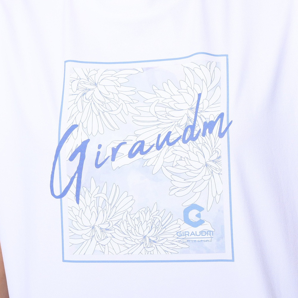 ジローム（GIRAUDM）（レディース）ドライプラス JERSEY プリント Tシャツ CT4S0051-TR864-GRCD WHT