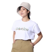 ジローム（GIRAUDM）（レディース）ドライプラス ジャージ プリント Tシャツ CT4S0052-TR864-GRCD WHT