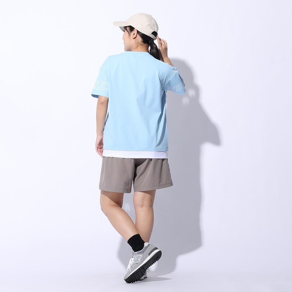 ジローム（GIRAUDM）（レディース）ドライプラス ジャージ プリント Tシャツ CT4S0053-TR864-GRCD LBLU