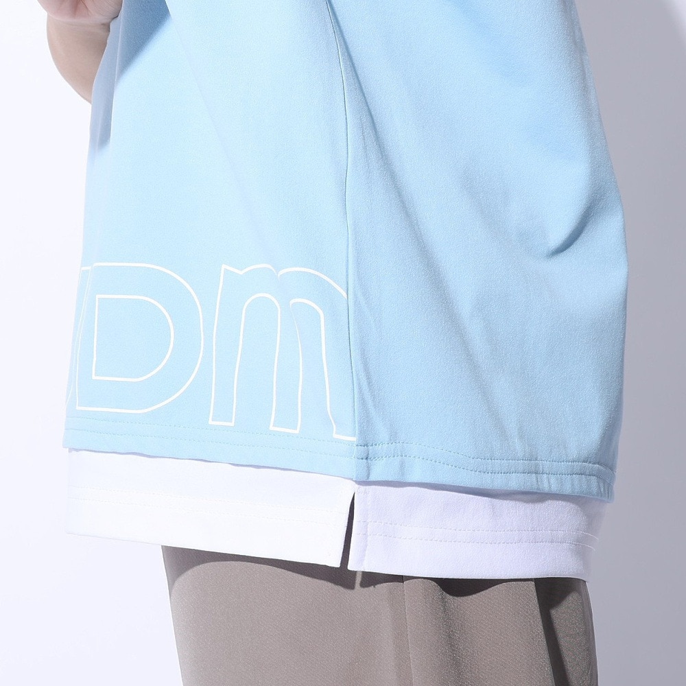 ジローム（GIRAUDM）（レディース）ドライプラス ジャージ プリント Tシャツ CT4S0053-TR864-GRCD LBLU