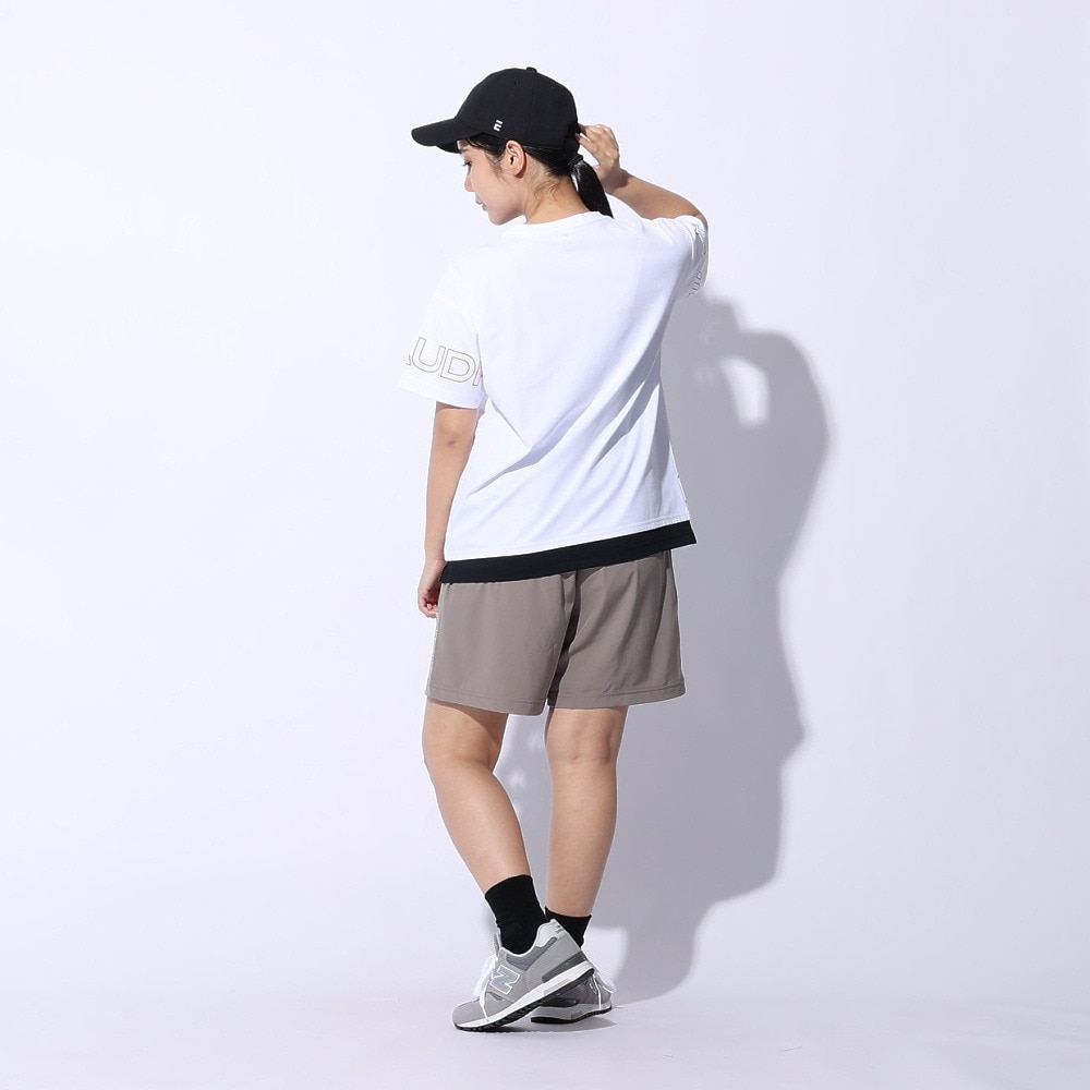 ジローム（GIRAUDM）（レディース）ドライプラス ジャージ プリント Tシャツ CT4S0053-TR864-GRCD WHT