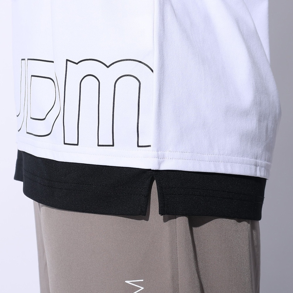 ジローム（GIRAUDM）（レディース）ドライプラス ジャージ プリント Tシャツ CT4S0053-TR864-GRCD WHT