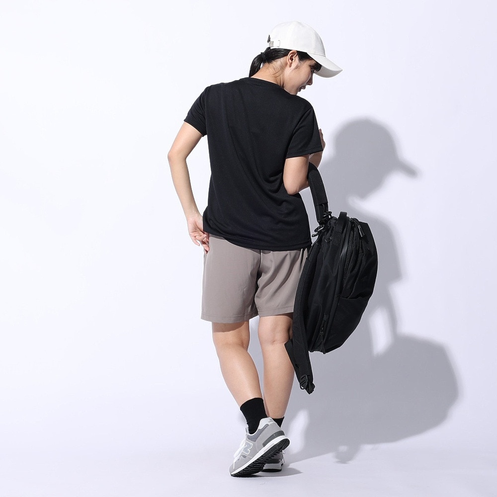 ジローム（GIRAUDM）（レディース）ドライプラス プリント メッシュ Tシャツ CT4S0054-TR864-GRCD BLK