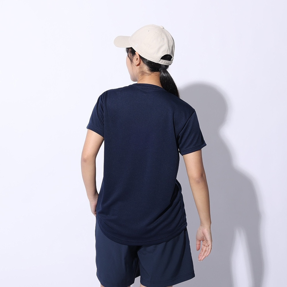 ジローム（GIRAUDM）（レディース）ドライプラス プリントメッシュ Tシャツ CT4S0055-TR864-GRCD NVY