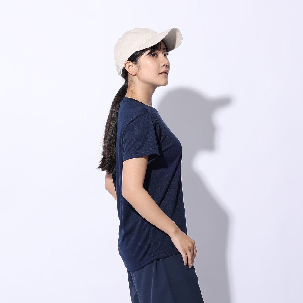 ジローム（GIRAUDM）（レディース）ドライプラス プリントメッシュ Tシャツ CT4S0055-TR864-GRCD NVY