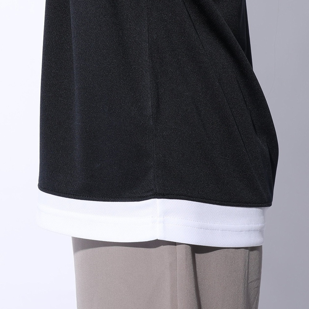 ジローム（GIRAUDM）（レディース）ドライプラス プリントメッシュ Tシャツ CT4S0057-TR864-GRCD BLK