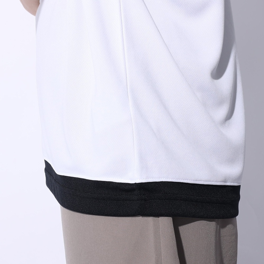 ジローム（GIRAUDM）（レディース）ドライプラス プリントメッシュ Tシャツ CT4S0057-TR864-GRCD WHT