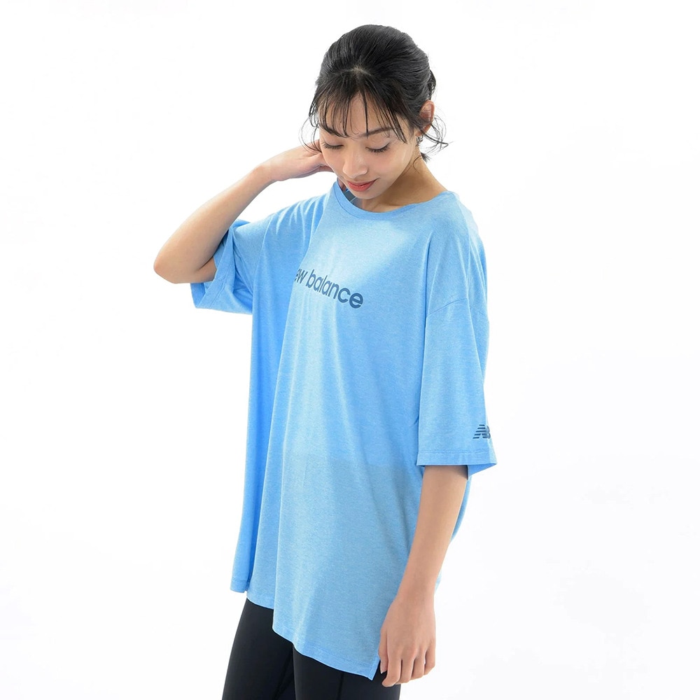 ニューバランス（new balance）（レディース）Hyper Density オーバーサイズ ショートスリーブTシャツ WT41140SYB