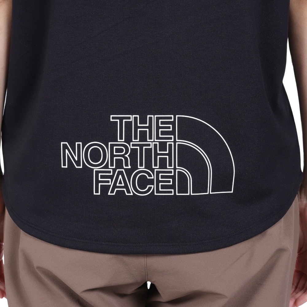 ノースフェイス（THE NORTH FACE）（レディース）フレンチスリーブ ロゴデザインTシャツ NTW32374 K