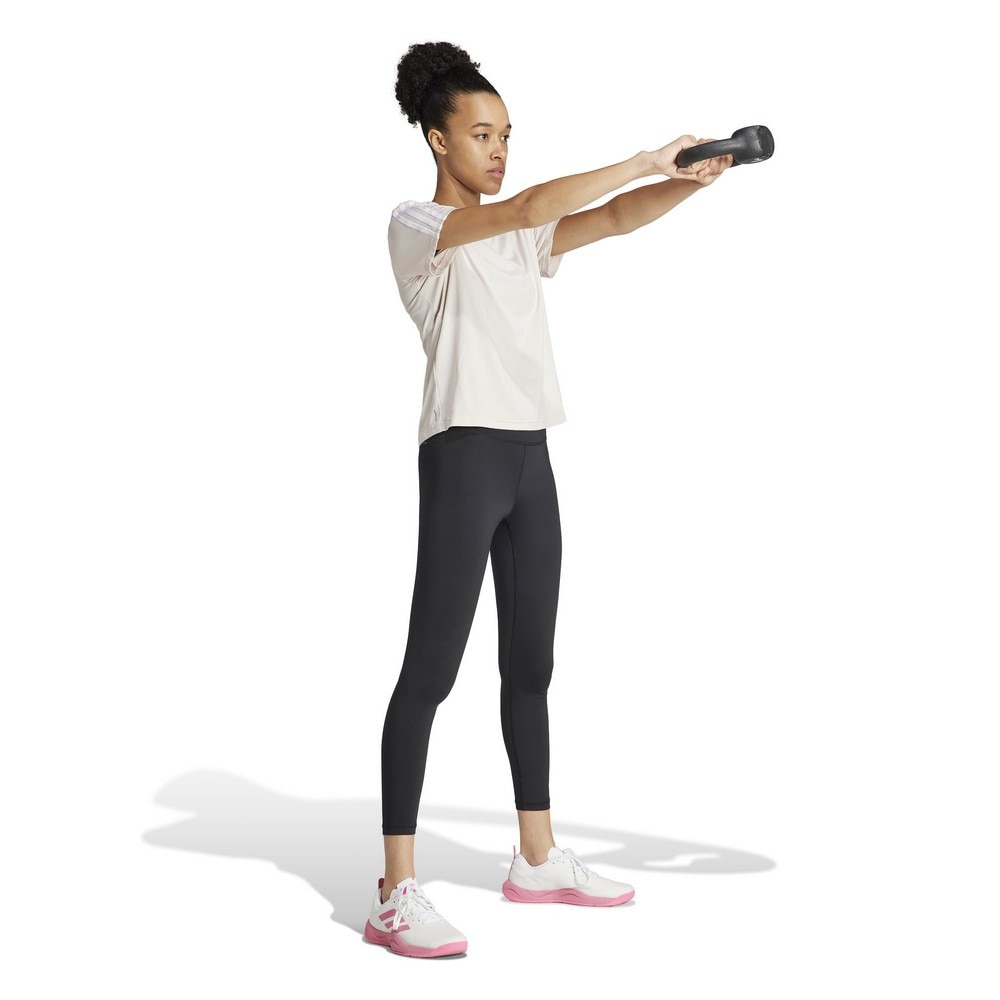 アディダス（adidas）（レディース）AEROREADY トレイン エッセンシャルズ スリーストライプス 半袖Tシャツ BUT04-IS4214