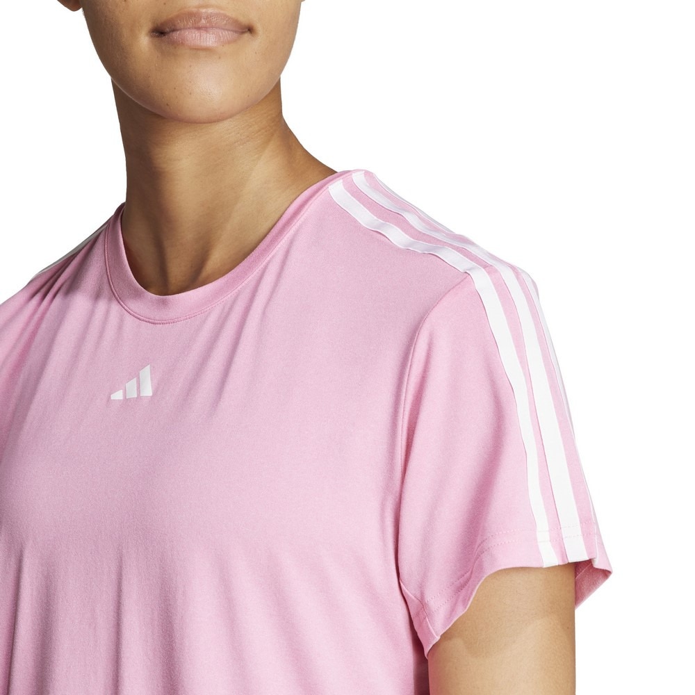 アディダス（adidas）（レディース）AEROREADY トレイン エッセンシャルズ スリーストライプス 半袖Tシャツ BUT04-IS4215