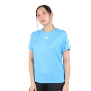 アディダス（adidas）（レディース）トレイン エッセンシャルズ スリーストライプス 半袖Tシャツ BUT04-IS4218