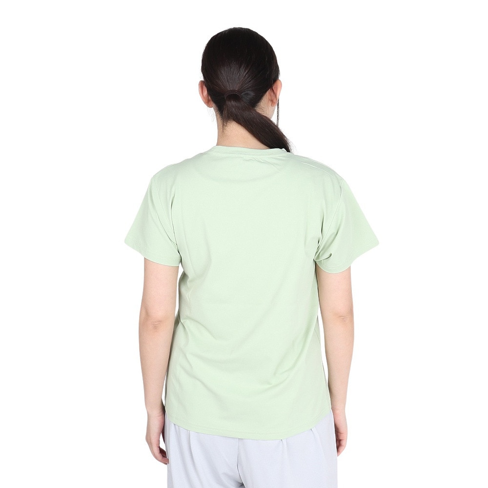 ジローム（GIRAUDM）（レディース）ドライプラス ジャージー プリント 半袖Tシャツ CT4S0094-TR864-GRCD GRN