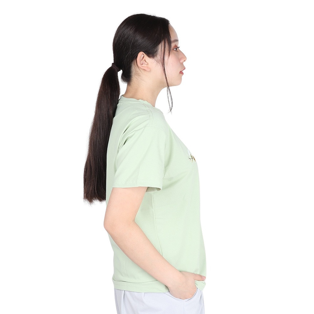 ジローム（GIRAUDM）（レディース）ドライプラス ジャージー プリント 半袖Tシャツ CT4S0094-TR864-GRCD GRN