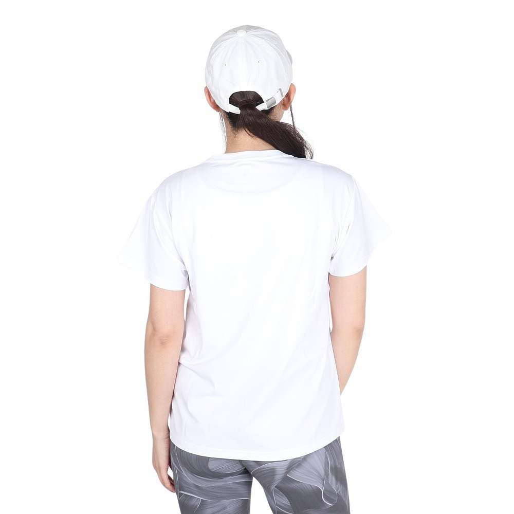 ジローム（GIRAUDM）（レディース）ドライプラス ジャージー プリント 半袖Tシャツ CT4S0094-TR864-GRCD WHT
